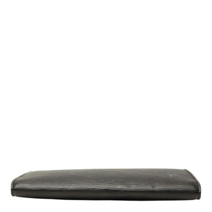 Louis Vuitton Epi Pochette Accessoires Pouch Handbag Noir Black Leather — view 3