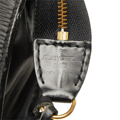 Louis Vuitton Epi Pochette Accessoires Pouch Handbag Noir Black Leather — view 8