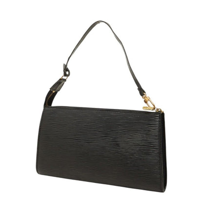 Louis Vuitton Epi Pochette Accessoires Pouch Handbag Noir Black Leather — view 2
