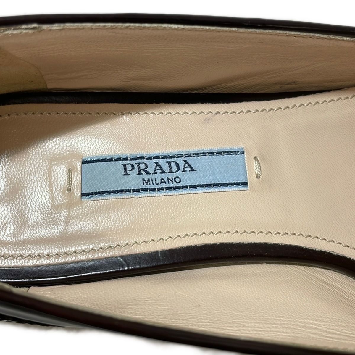 Prada Loafers Dark Brown Leather — view 5