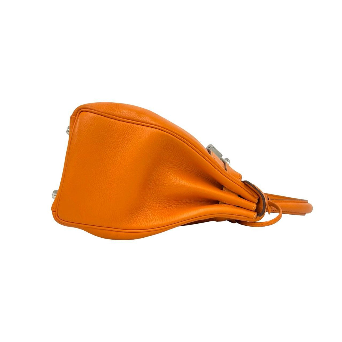 Hermes Kelly 35 Chevre Leather 2-Way Shoulder Bag Orange — view 6