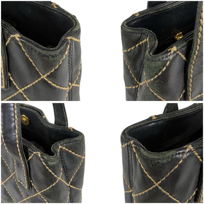 Chanel Wild Stitch Tote Bag Black Mini — view 5