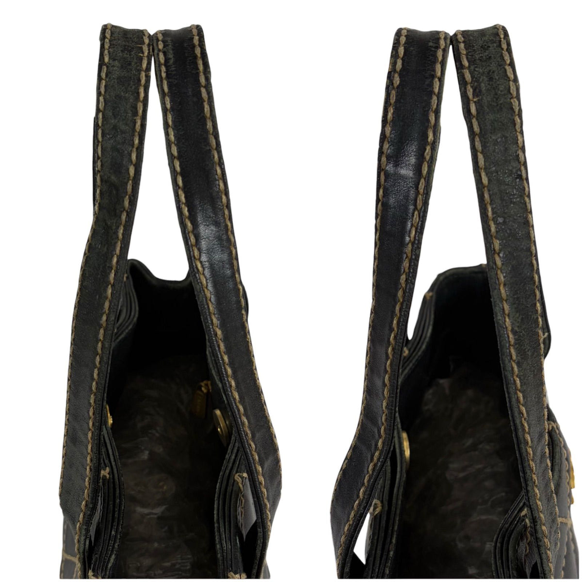 Chanel Wild Stitch Tote Bag Black Mini — view 7