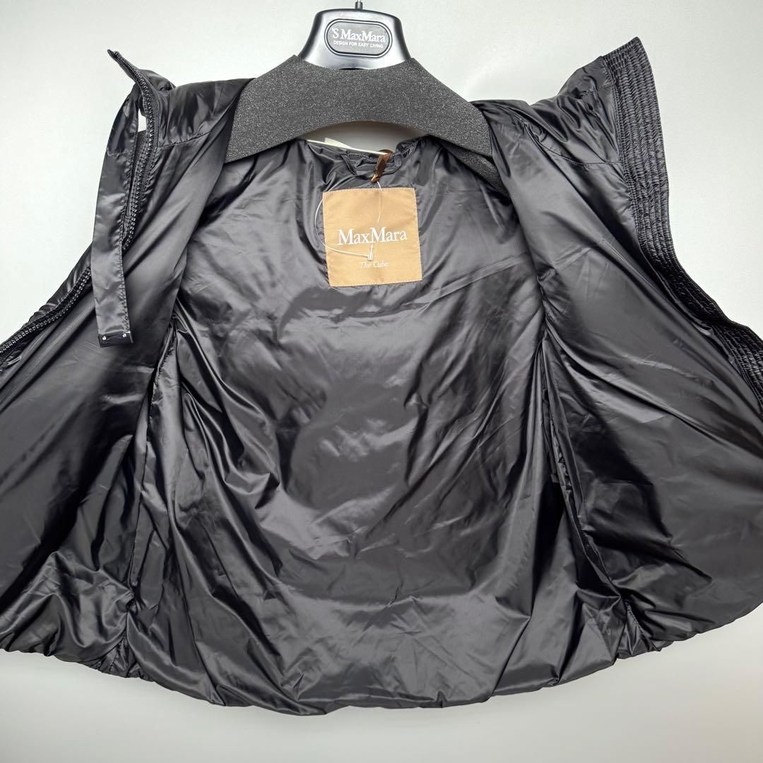 Max Mara the Cube Seivi Down Vest Black Gilet 36 — view 4