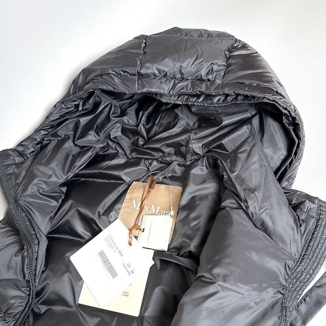 Max Mara the Cube Seivi Down Vest Black Gilet 36 — view 6