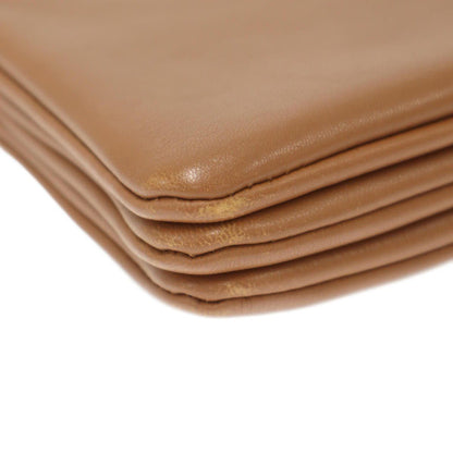 Celine by Phoebe Philo Trio Small Leather Shoulder Bag Brown — view 8