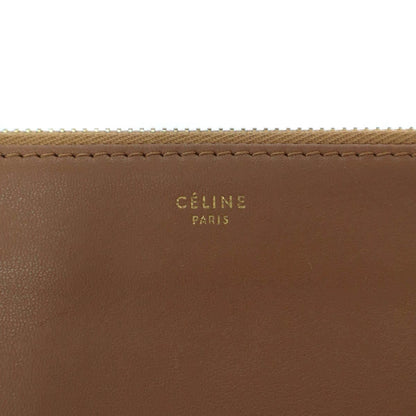 Celine by Phoebe Philo Trio Small Leather Shoulder Bag Brown — view 5
