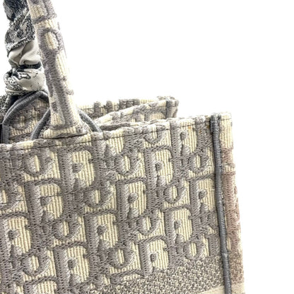 Dior Book Tote Oblique All Over Print Scarf Canvas Gray — view 7