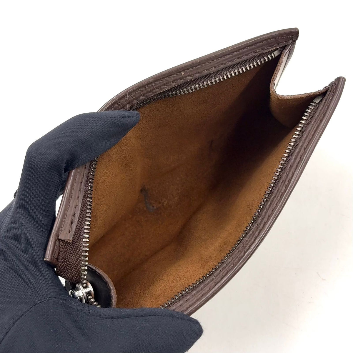 Louis Vuitton Epi Leather Brown Pouch — view 3