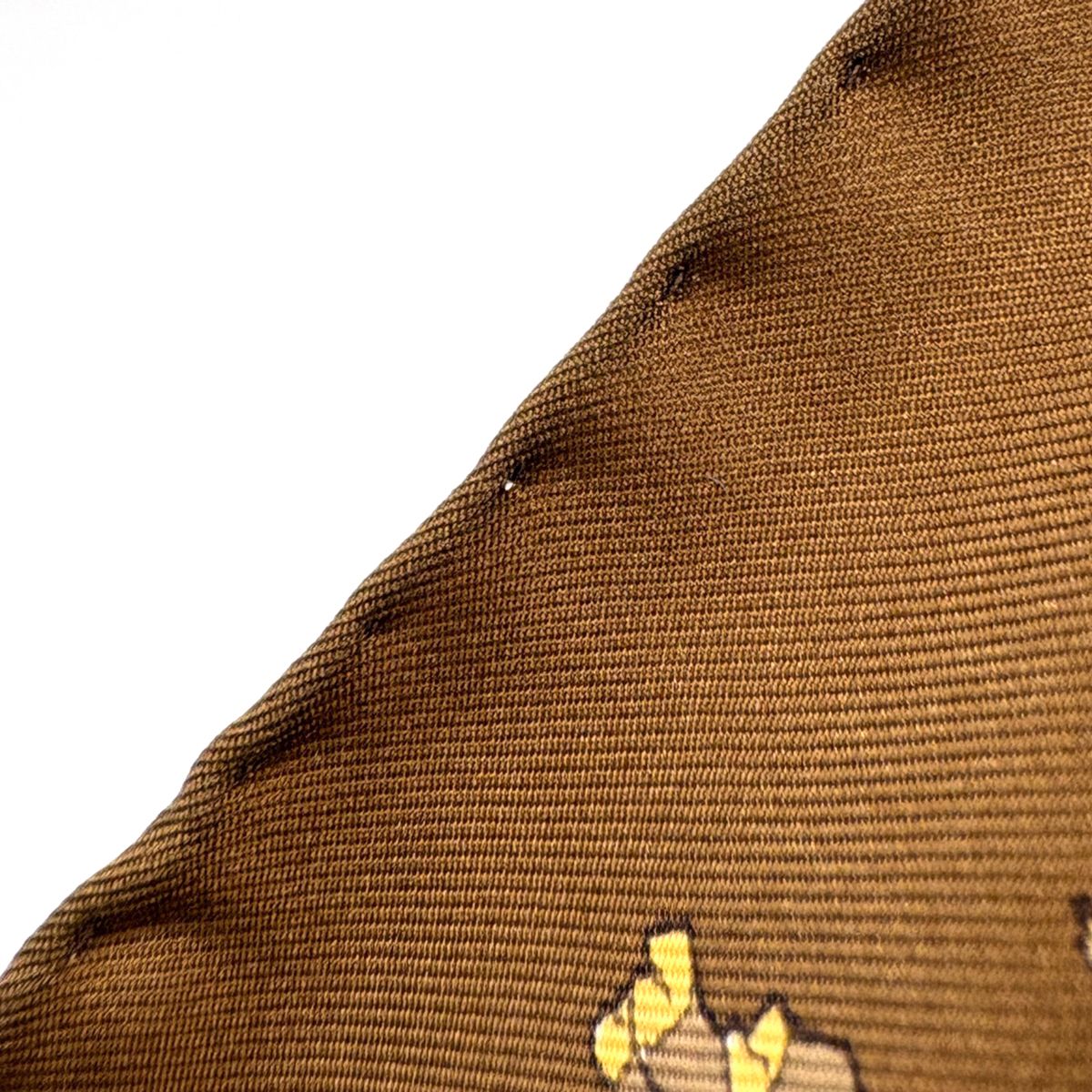 Gucci Scarf Flower Animal Print Silk Brown Multicolor — view 4