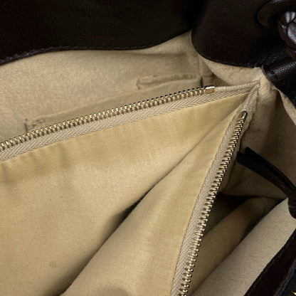 Bottega Veneta Shoulder Bag Intrecciato Leather Brown — view 7
