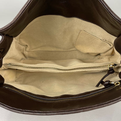 Bottega Veneta Shoulder Bag Intrecciato Leather Brown — view 8