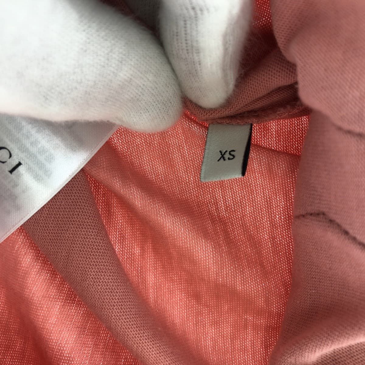 Gucci Sheep Embroidery Rhinestone Pink Cotton Jbsx Short Sleeve T-Shirt XS — view 6