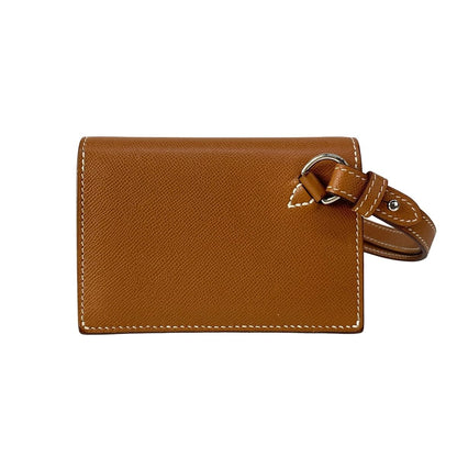 Hermes Wallet Kelly Pocket Slim Gold Silver — view 2