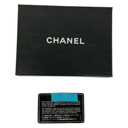 Chanel Bifold Wallet Bicolor Black CC Logo Silver Leather — view 6