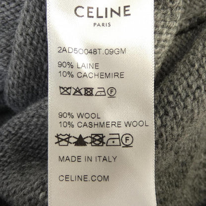 Celine Triomphe Hoodie Gray — view 3