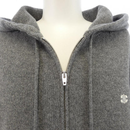 Celine Triomphe Hoodie Gray — view 5