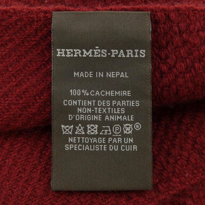 Hermes Shawl Scarf Red — view 3
