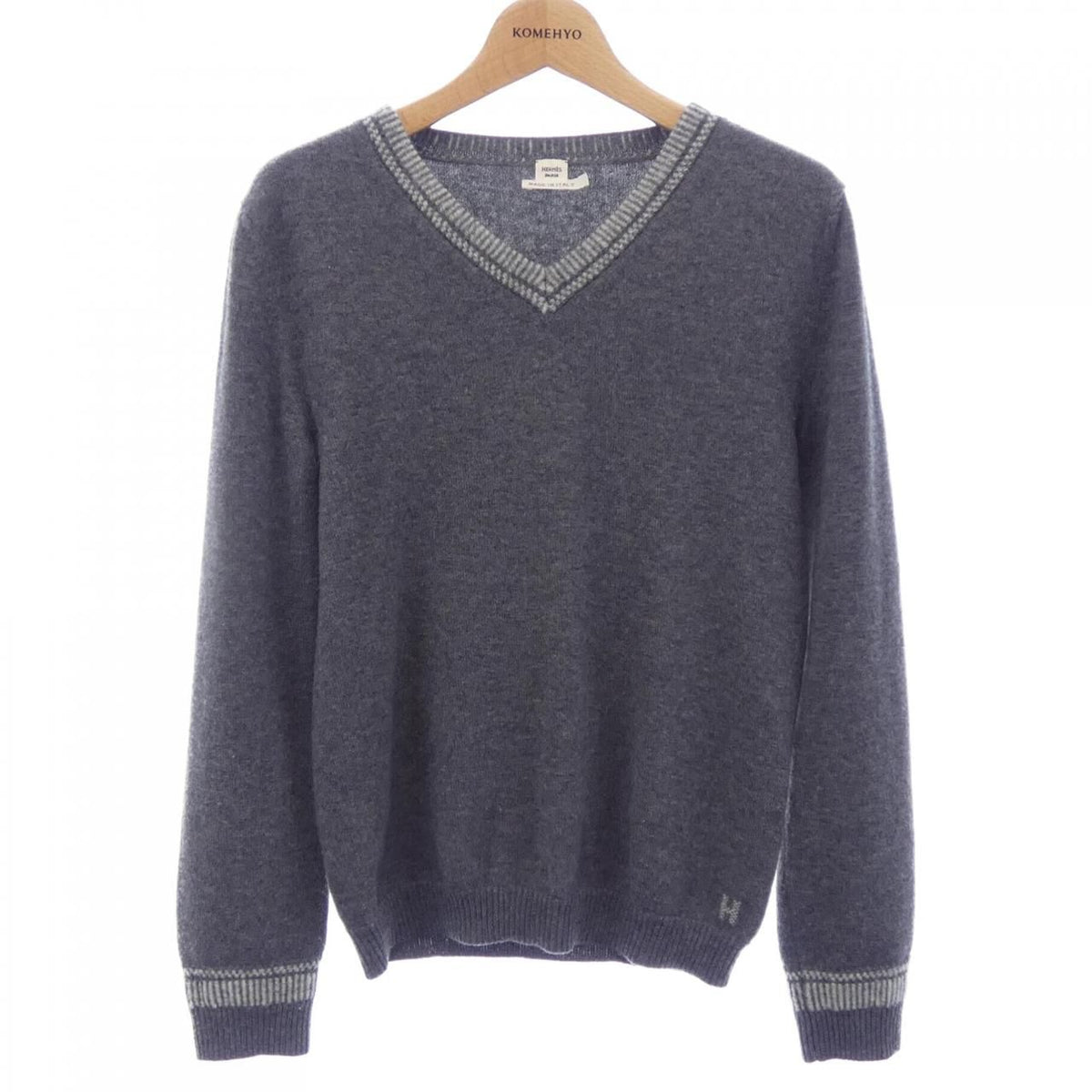 Hermes Knit Sweater Gray