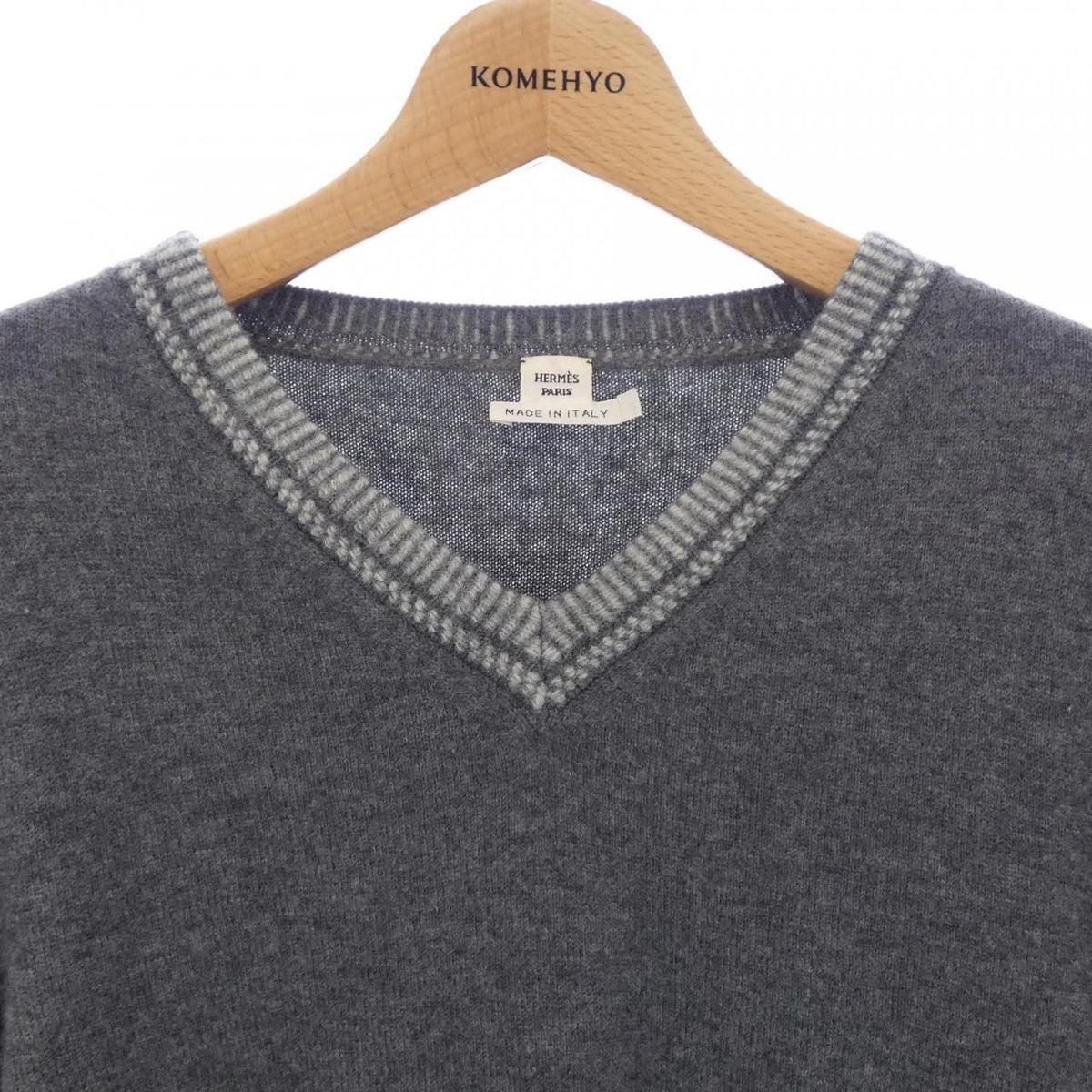 Hermes Knit Sweater Gray — view 5