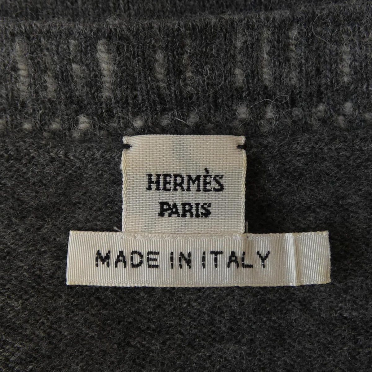 Hermes Knit Sweater Gray — view 4