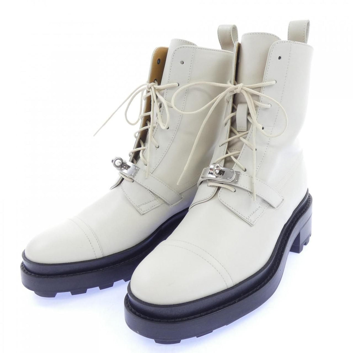 Hermes Funk Funm Kelly Buckle Boots — view 3