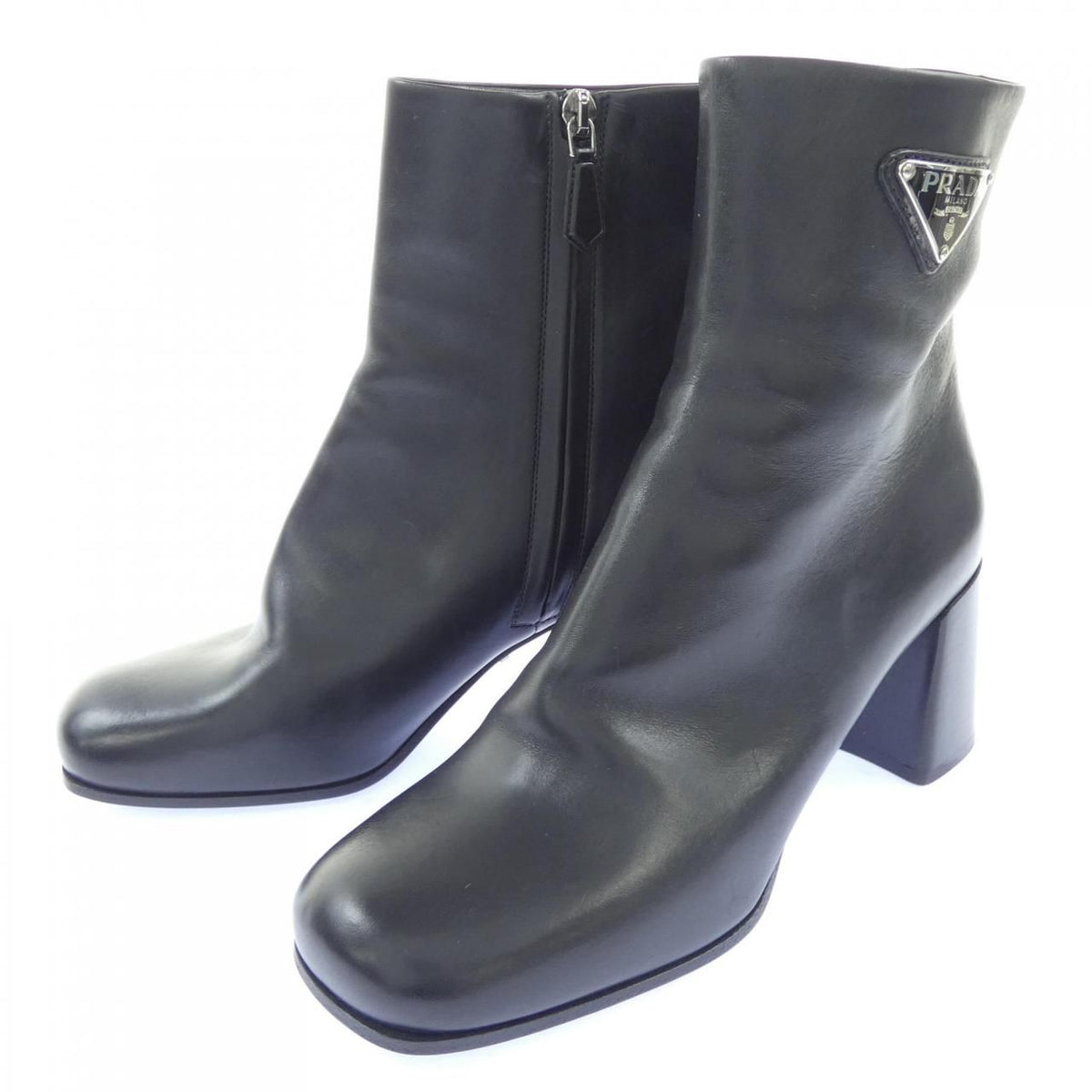 Prada Triangle Logo Boots — view 3