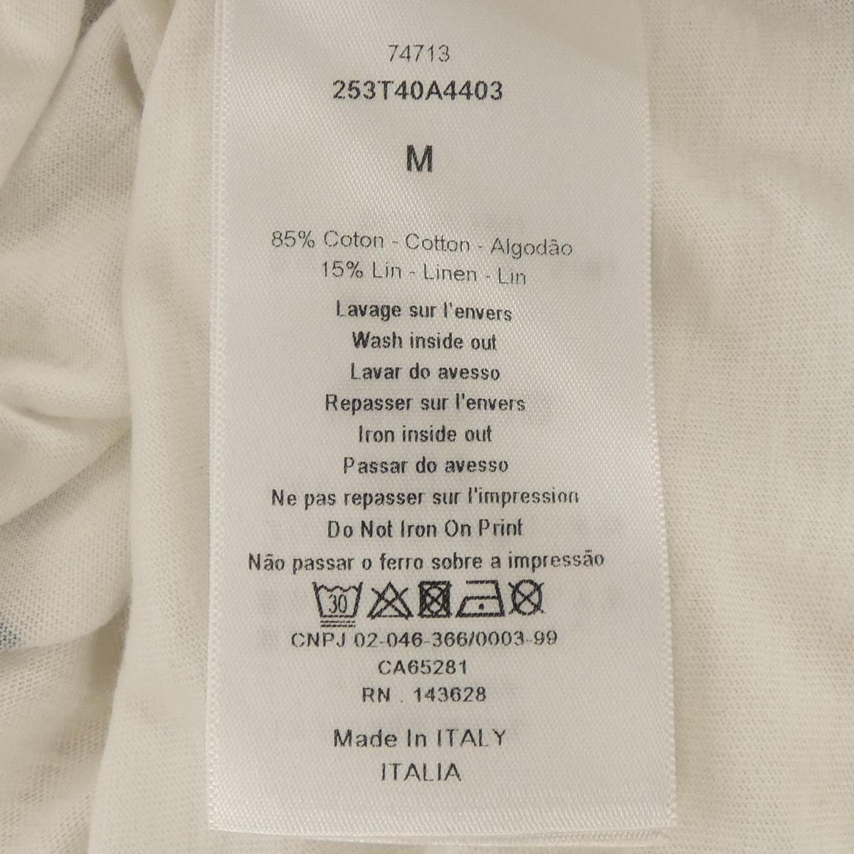 Dior Lucky T-Shirt White — view 3