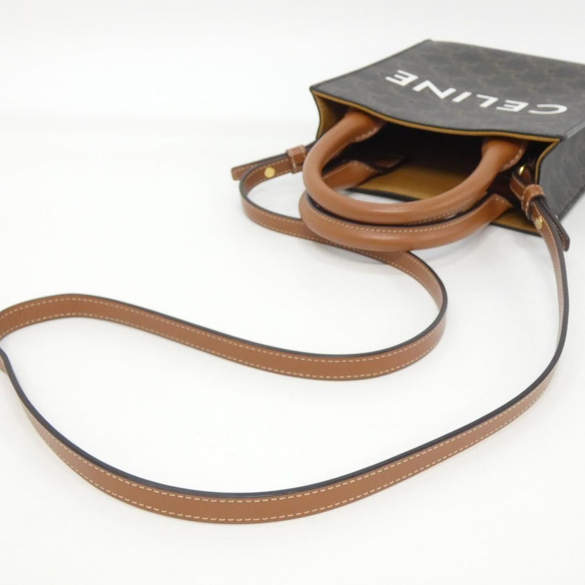 Celine Mini Vertical Cabas Bag — view 7