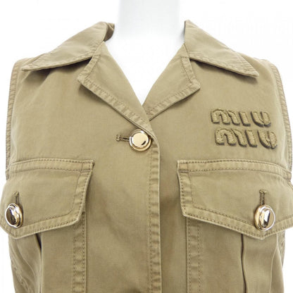 Miu Miu Dress Beige — view 5
