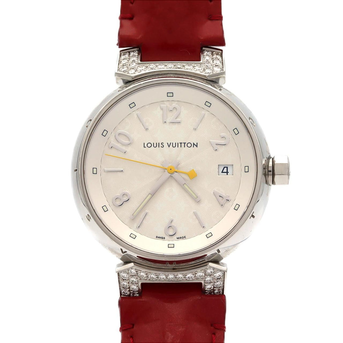 Louis Vuitton Tambour Lug D SS Quartz Watch