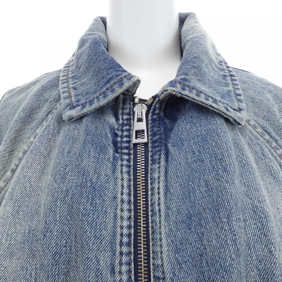 Loewe Balloon Jacket Anagram Denim — view 7