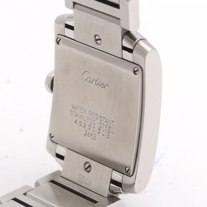 Cartier Tank Francaise MM Date SS Quartz Watch — view 6