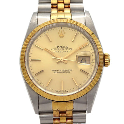 Rolex Datejust Stainless Steel Yellow Gold Automatic