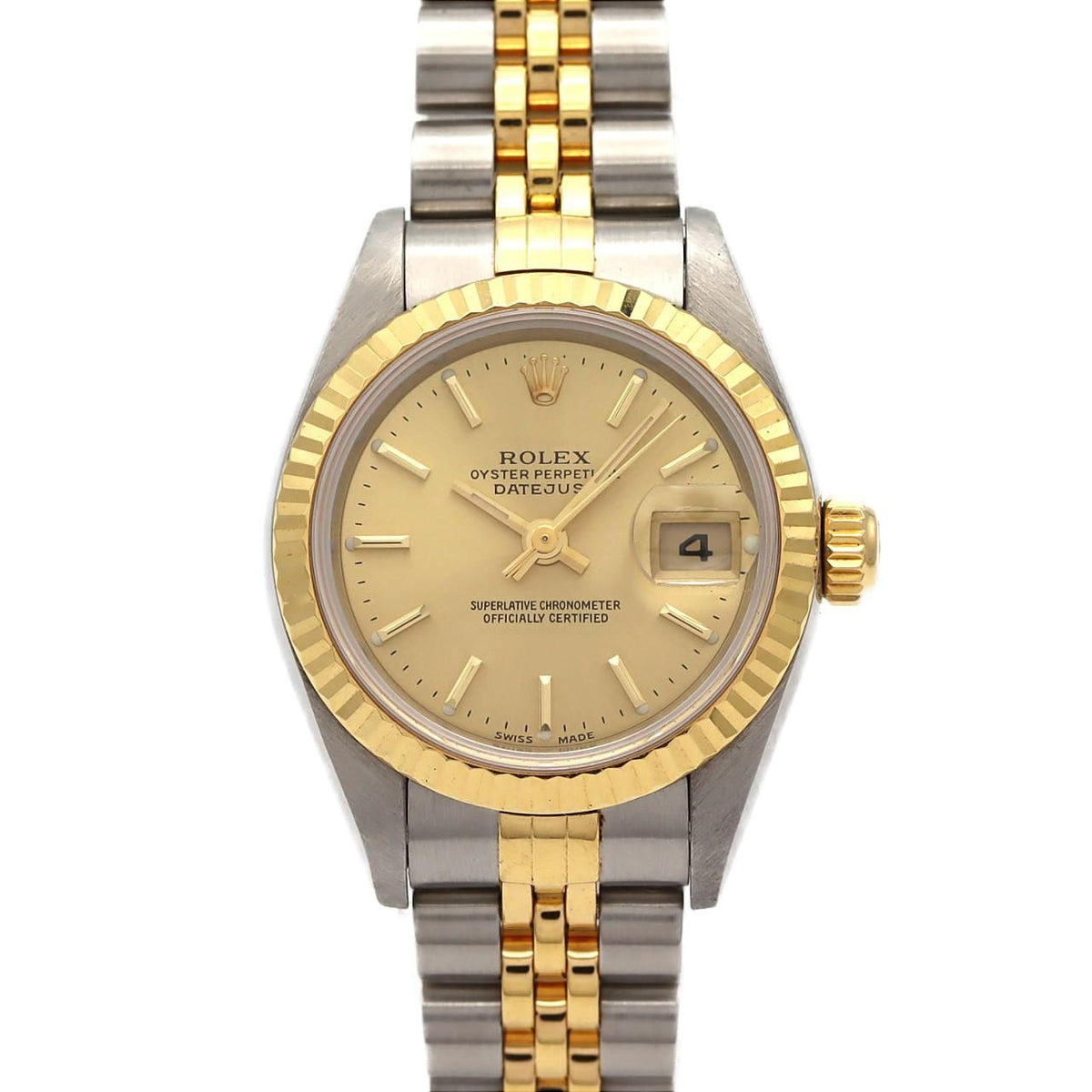 Rolex Datejust Stainless Steel Yellow Gold Automatic