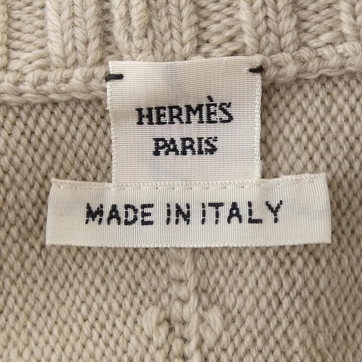 Hermes Knit Sweater Beige — view 4