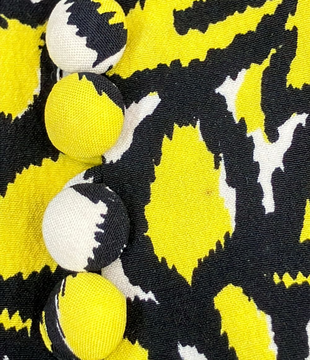 Louis Vuitton Flower Print Long Skirt Silk 100% 38 — view 5