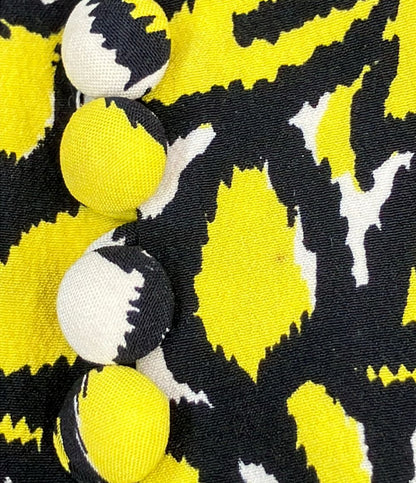 Louis Vuitton Flower Print Long Skirt Silk 100% 38 — view 5