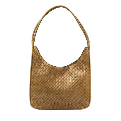 Bottega Veneta Shoulder Bag Intrecciato Light Brown Leather