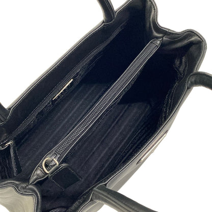 Prada Tote Bag Black Leather — view 7