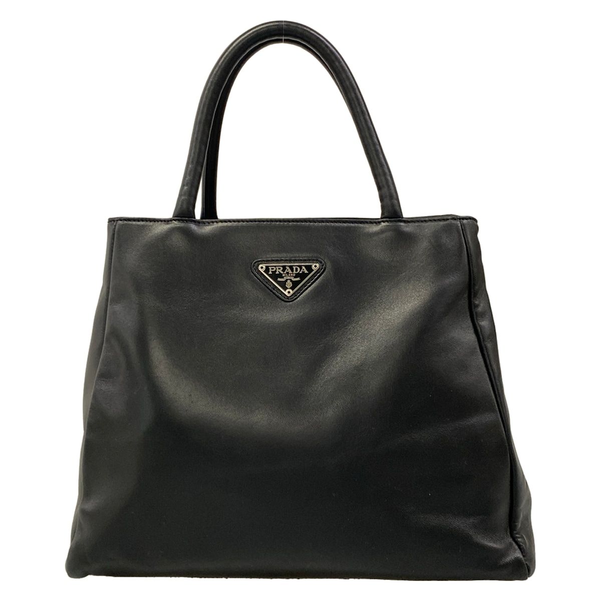 Prada Tote Bag Black Leather