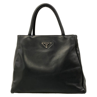 Prada Tote Bag Black Leather