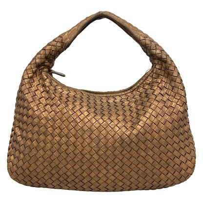 Bottega Veneta Shoulder Bag Intrecciato Blanc Leather