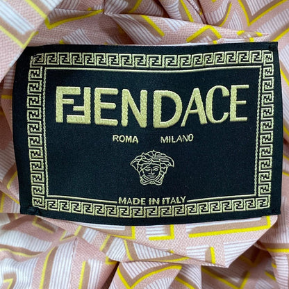 Fendi Jacket Pink White Multi XS — view 4