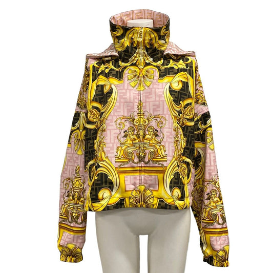Fendi Jacket Pink White Multi XS