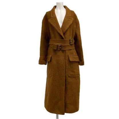 Loewe Coat S Dark Brown Long Sleeve