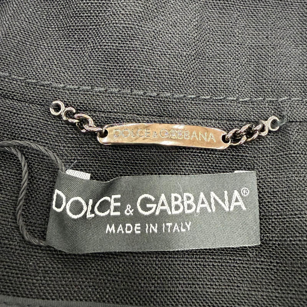 Dolce & Gabbana Long Length Stand Collar Coat Black Garment Included 36 — view 7