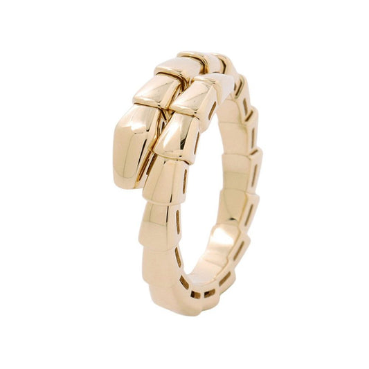 Bvlgari Ring Serpenti Viper 18k Yellow Gold XL