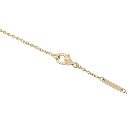 Van Cleef & Arpels Necklace Vintage Alhambra Pendant Guilloche 18k Yellow Gold — view 4