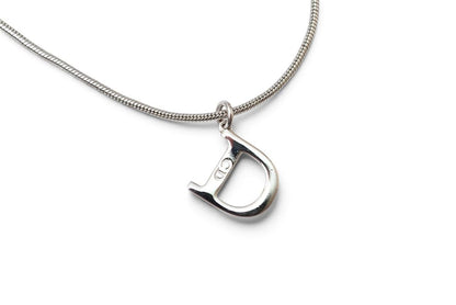 Dior Necklace D Logo Silver